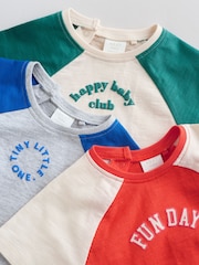 Bright Jersey Baby Rompers 3 Pack - Image 11 of 14