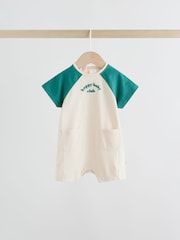 Bright Jersey Baby Rompers 3 Pack - Image 4 of 14