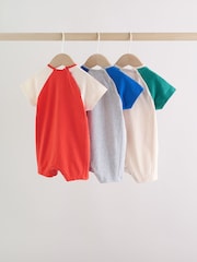 Bright Jersey Baby Rompers 3 Pack - Image 5 of 14