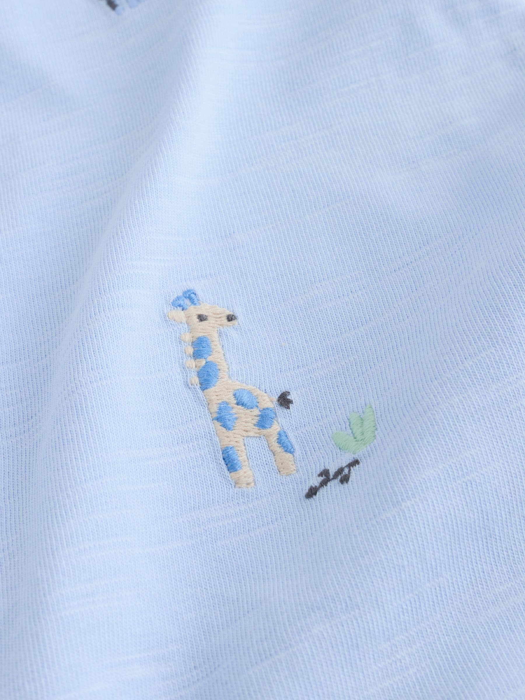 Buy Green Blue Safari Animal Jersey Baby Rompers 4 Pack from Next USA