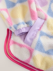 Little Bird by Jools Oliver Heart Colourblock Borg Jacket - Image 10 of 11