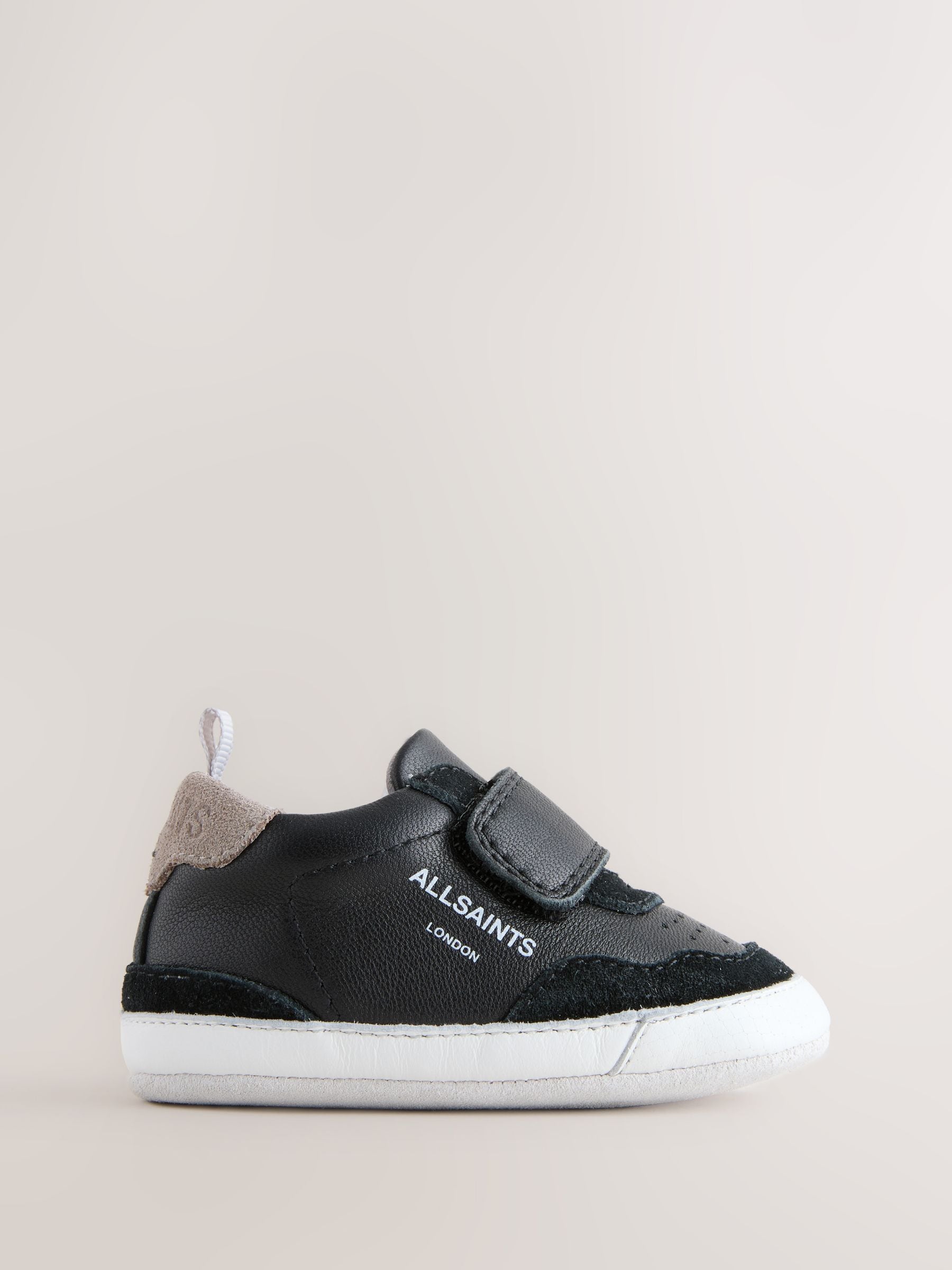 smALLSAINTS Black Logo Padder Trainers view 1