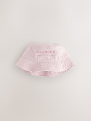 smALLSAINTS Metallic Pink Underground Logo Bucket Hat - Image 1 of 3