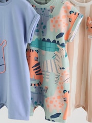 أزرق سافاري - حزمة من 3 ثوب أطفال جيرسيه للبيبي - صورة 10 من 12