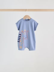 أزرق سافاري - حزمة من 3 ثوب أطفال جيرسيه للبيبي - صورة 3 من 12