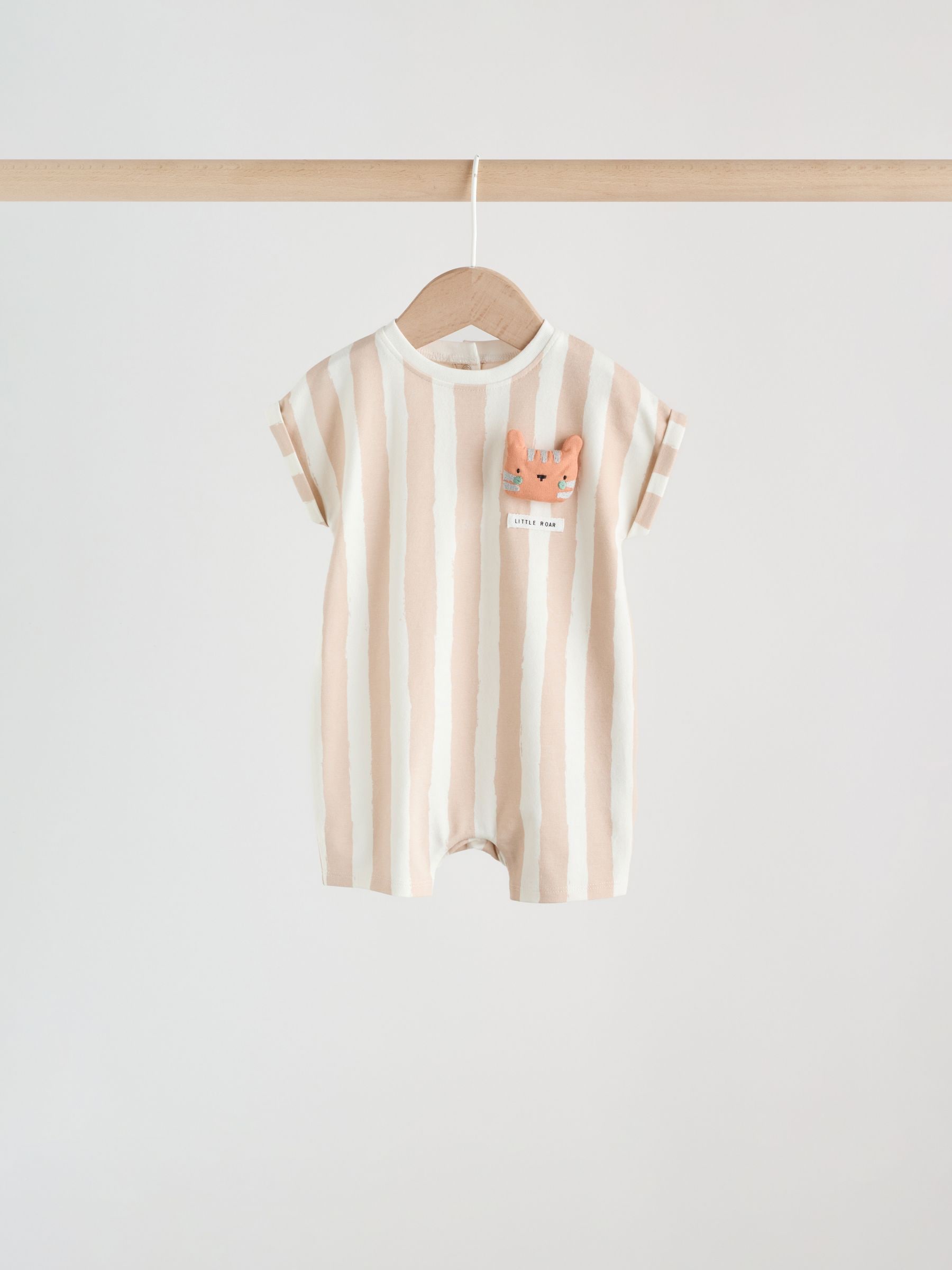 Buy Blue Safari Jersey Baby Rompers 3 Pack from Next USA