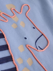 أزرق سافاري - حزمة من 3 ثوب أطفال جيرسيه للبيبي - صورة 7 من 12