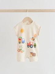 Farmyard Jersey Baby Rompers 3 Pack - Image 3 of 11