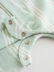 Blue Baby Jersey Rompers 2 Pack - Image 10 of 12