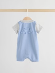 Blue Baby Jersey Rompers 2 Pack - Image 5 of 12