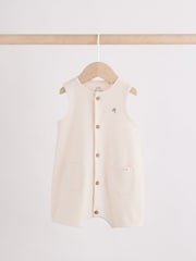 グレー - ベビー・ジャージー素材タンクトップロンパース - 画像 2 / 9