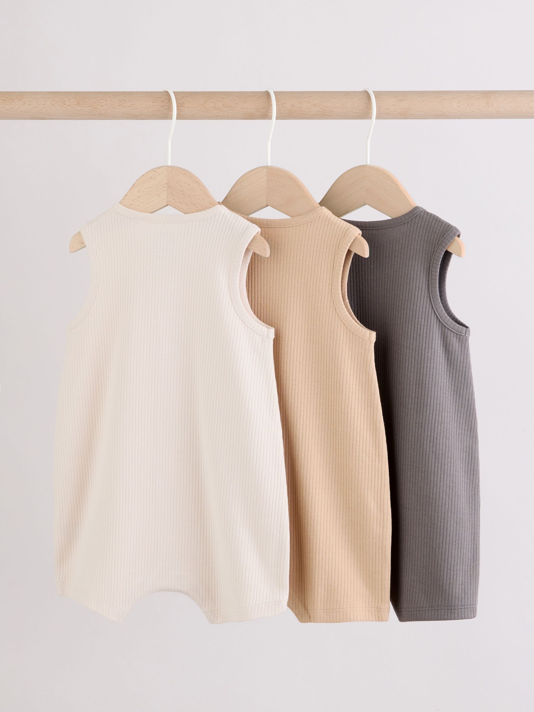 Buy Grey Vest Jersey Baby Romper from the Next UK online shop