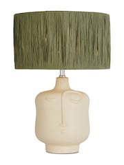 Searchlight White Talia Face Table Lamp - Image 2 of 4
