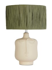 Searchlight White Talia Face Table Lamp - Image 3 of 4