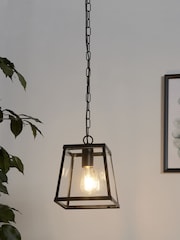 Searchlight Black Nirvana Pendant Ceiling Single Pendant Light - Image 1 of 4