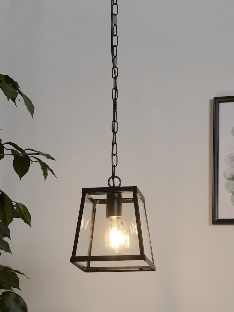 Searchlight Black Nirvana Pendant Ceiling Single Pendant Light - Image 1 of 4