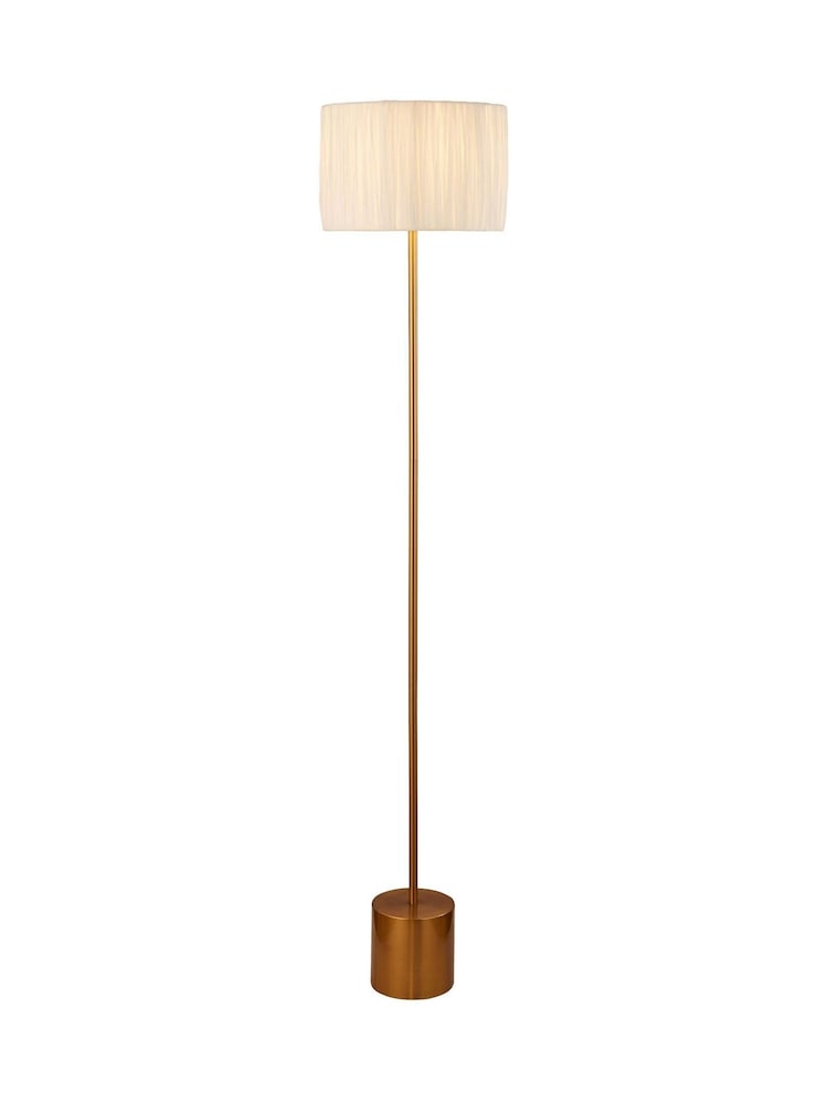 Searchlight White/Gold Isadora Floor Lamp - Image 2 of 4