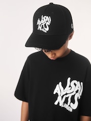 smALLSAINTS Black Logo Baseball Cap - Image 1 of 12