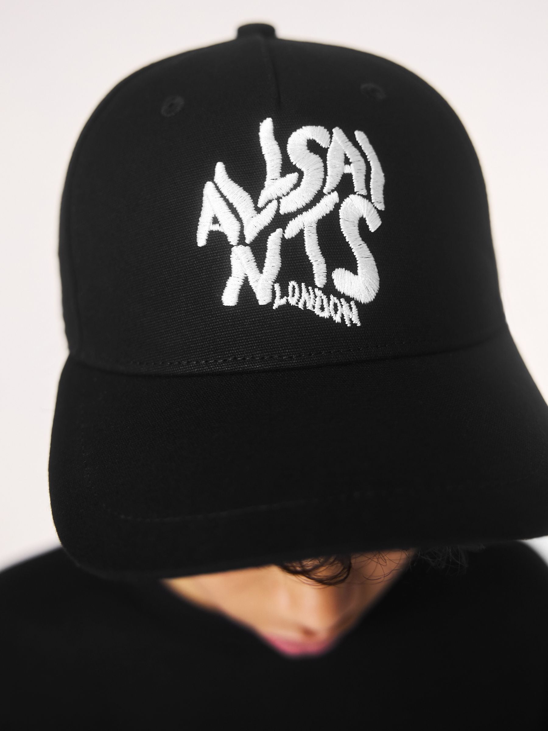 Buy smALLSAINTS Black Logo Baseball Cap from the Next UK online shop