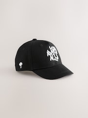 smALLSAINTS Black Logo Baseball Cap - Image 6 of 12