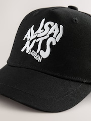 smALLSAINTS Black Logo Baseball Cap - Image 8 of 12