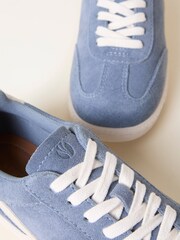 FatFace Fia Light Blue Retro Trainer - Image 2 of 3