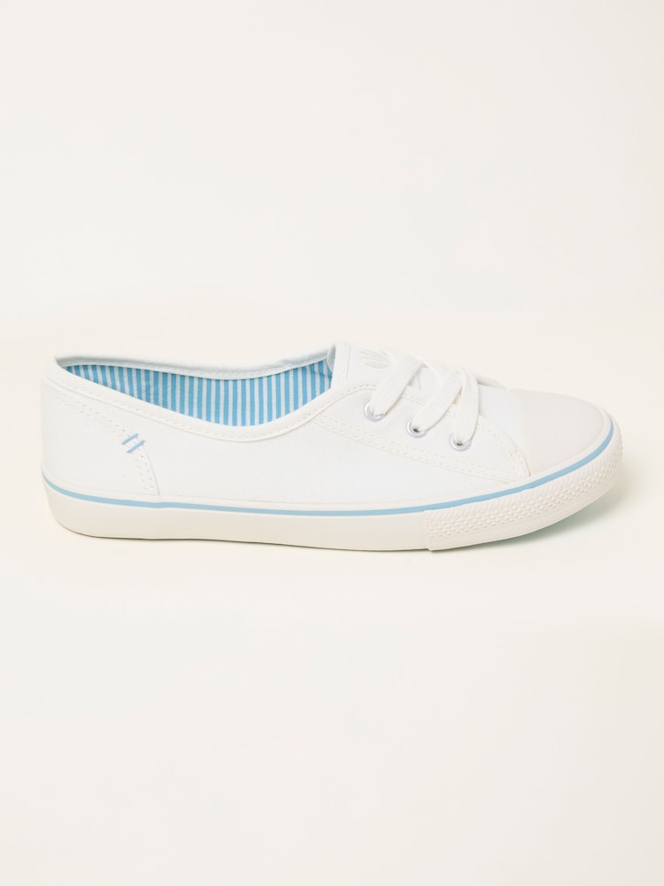 FatFace Suzie Light Brown Ballet Trainer - Image 1 of 3