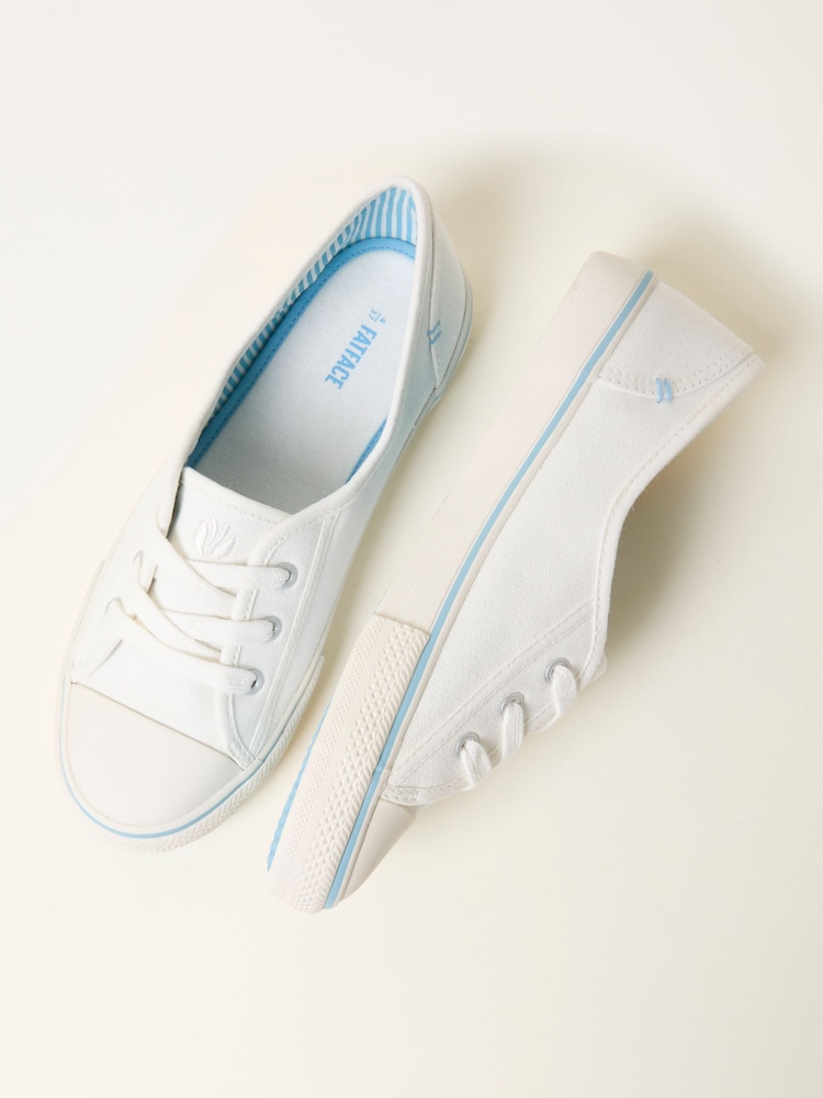 FatFace Suzie Light Brown Ballet Trainer - Image 2 of 3