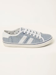 FatFace Lola Navy Canvas Trainer - Image 2 of 4