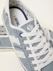 FatFace Lola Navy Canvas Trainer - Image 4 of 4