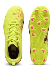 Puma Yellow Boys Future 8 Play Football Boots - Image 3 of 5