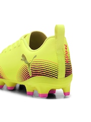 Puma Yellow Boys Future 8 Play Football Boots - Image 4 of 5