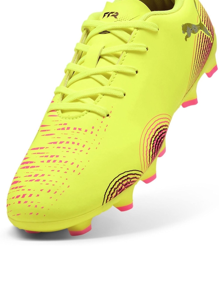 Puma Yellow Boys Future 8 Play Football Boots - Image 5 of 5