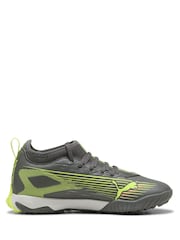 Puma Grey Boys Ultra 5 Match Mid Football Boots - Image 1 of 6