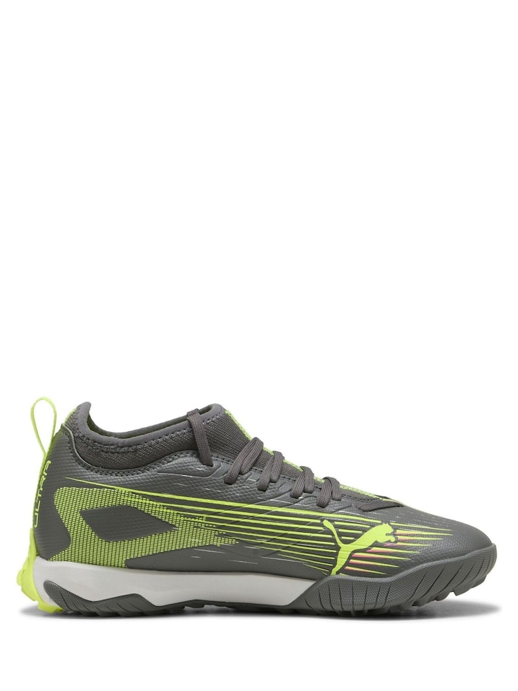 Puma Grey Boys Ultra 5 Match Mid Football Boots - Image 1 of 6