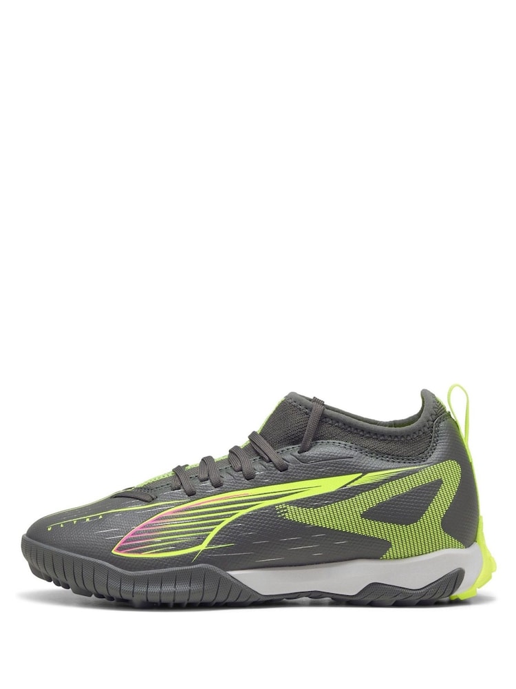 Puma Grey Boys Ultra 5 Match Mid Football Boots - Image 2 of 6
