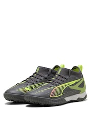 Puma Grey Boys Ultra 5 Match Mid Football Boots - Image 3 of 6