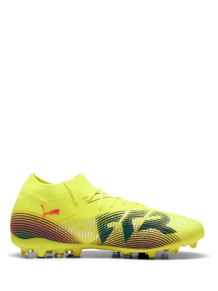 Puma Yellow Future 8 Match MG Football Boots - Image 1 of 6