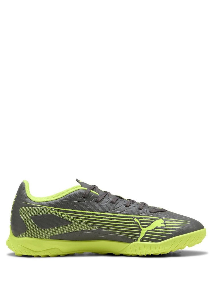 Puma Grey/Green Ultra 5 Play Tt Football Boots - Image 1 of 6