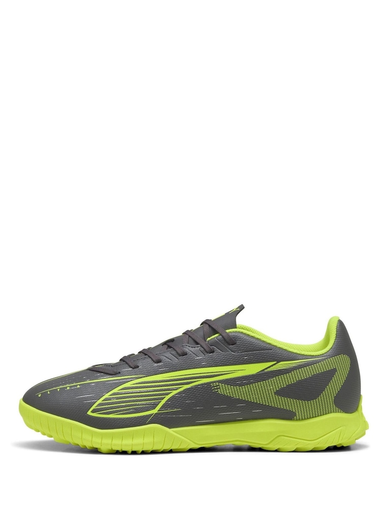 Puma Grey/Green Ultra 5 Play Tt Football Boots - Image 2 of 6