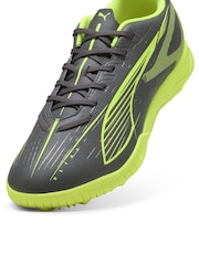 Puma Grey/Green Ultra 5 Play Tt Football Boots - Image 4 of 6