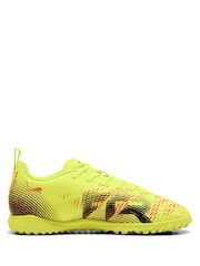Puma Yellow Boys Future 8 Play TT Football Boots - Image 1 of 6