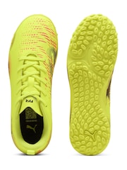 Puma Yellow Boys Future 8 Play TT Football Boots - Image 4 of 6