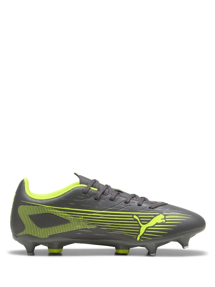 Puma Grey Ultra 5 Play Mxsg Football Boots - Image 1 of 6