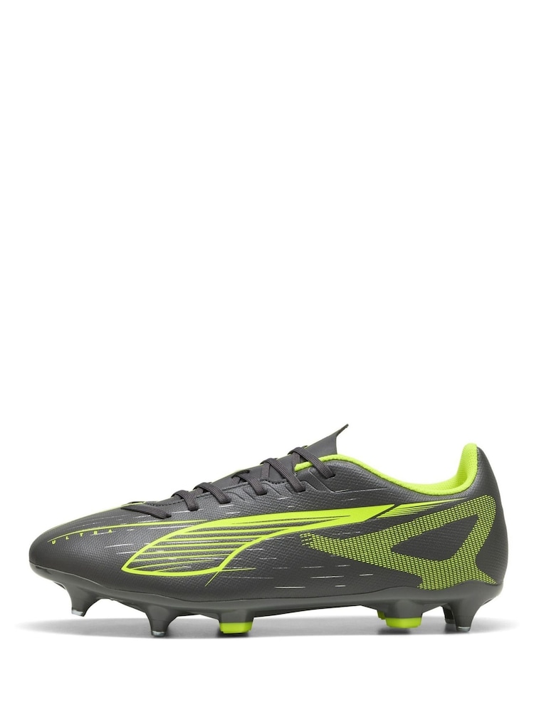 Puma Grey Ultra 5 Play Mxsg Football Boots - Image 2 of 6