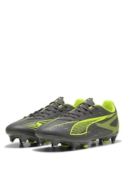 Puma Grey Ultra 5 Play Mxsg Football Boots - Image 3 of 6