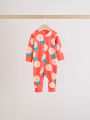 Lilac Purple Two Way Zip Baby Sleepsuit 4 Pack (0mths-3yrs) - Image 6 of 12