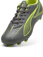 Sivo-zelene - Puma dečki Ultra 5 Play Fg/ag Football gležnjarji - Slika 3 iz 5