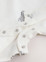 White All Over Printed I Love My Daddy Baby Jersey Romper - Image 4 of 5