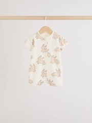 Yellow Easter Character Button Through Baby Jersey Rompers 3 Pack - Image 4 of 10